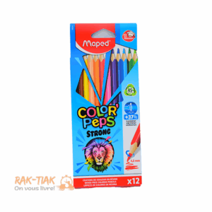 12 Crayons a papier en couleur Maped