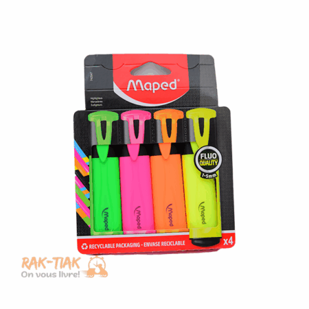Surligneurs Mapedx4