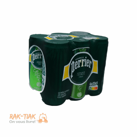 6 Perrier canettes 33cl