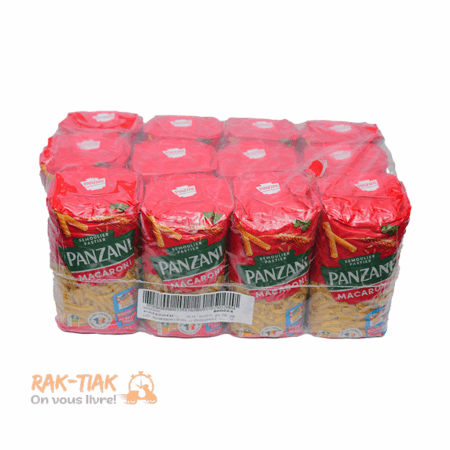 Pack de 12 Macaronis courts 500gx12 Panzani