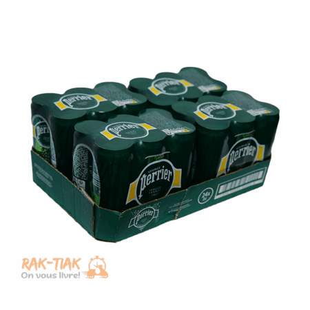 Pack de 24 canettes de Perrier  24x33cl