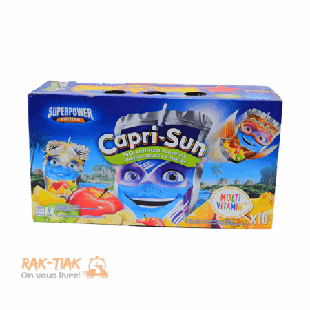 Pack de 10 poches Capri sun multivitamine mini poche 10x20cl
