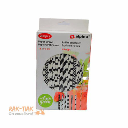 200 Pailles en papier