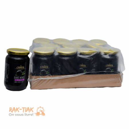 Pack Olives noires entières Cartier 12x37cl