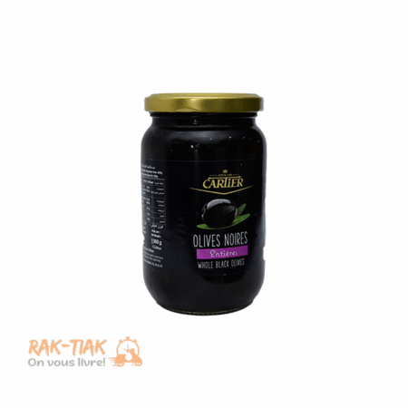 Olives noires entières Cartier 37cl