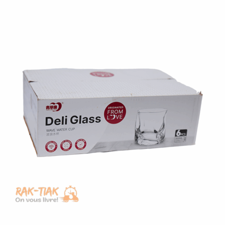 Ensemble de 6 verres Deli Glass