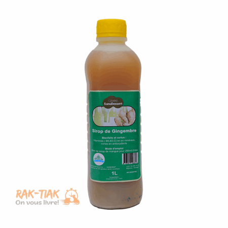 Sirop de Gingembre – Gamme SunuDessert – 1L