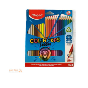 24 Crayons a papier en couleur Maped