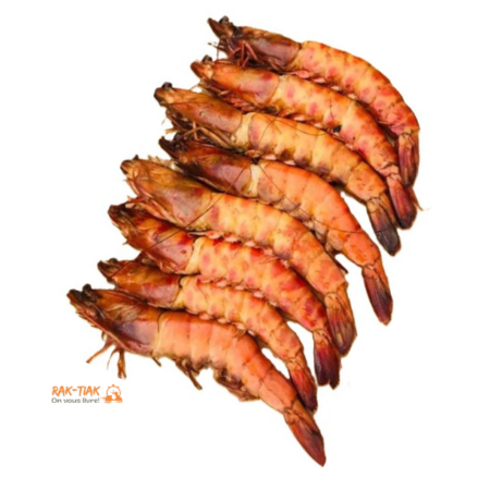 Barquettes de 8 Gambas fumés
