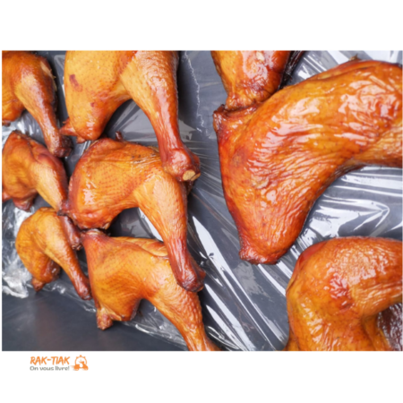 Barquette de 4 cuisses de poulet Fumé Nature