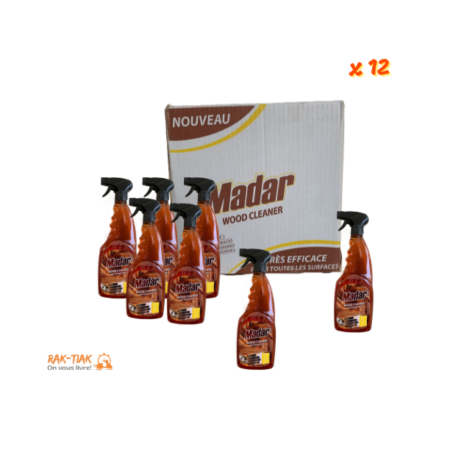 Pack de 12 Madar Wood Cleaner 750ml