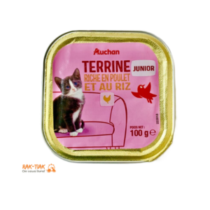 Terrine Junior – Poulet & Riz – 100g